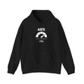 Front of the black PREDICTABLE 68 Percent Probability Hoodie showing the chest graphic.